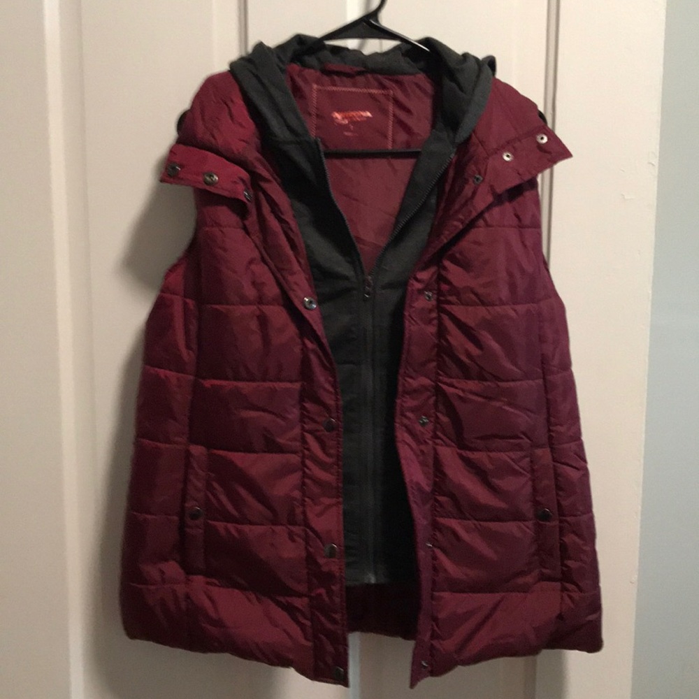 Maroon vest